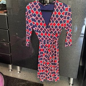 41 Hawthorn faux wrap dress